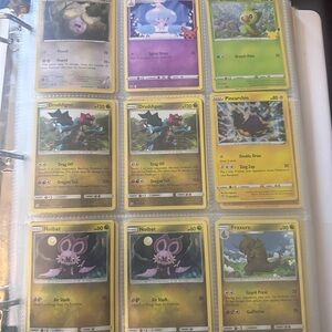 Pages of Pokémon cards. I’m sav for a car when I’m old enough!